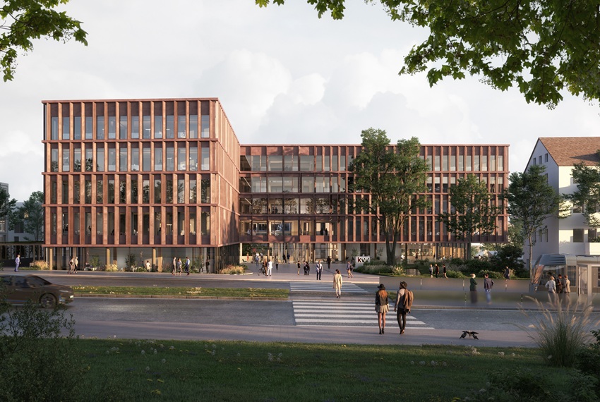 NEUBAU KVV KASSEL | VORGEFERTIGTER HOLZHYBRIDBAU IN PERFEKTION